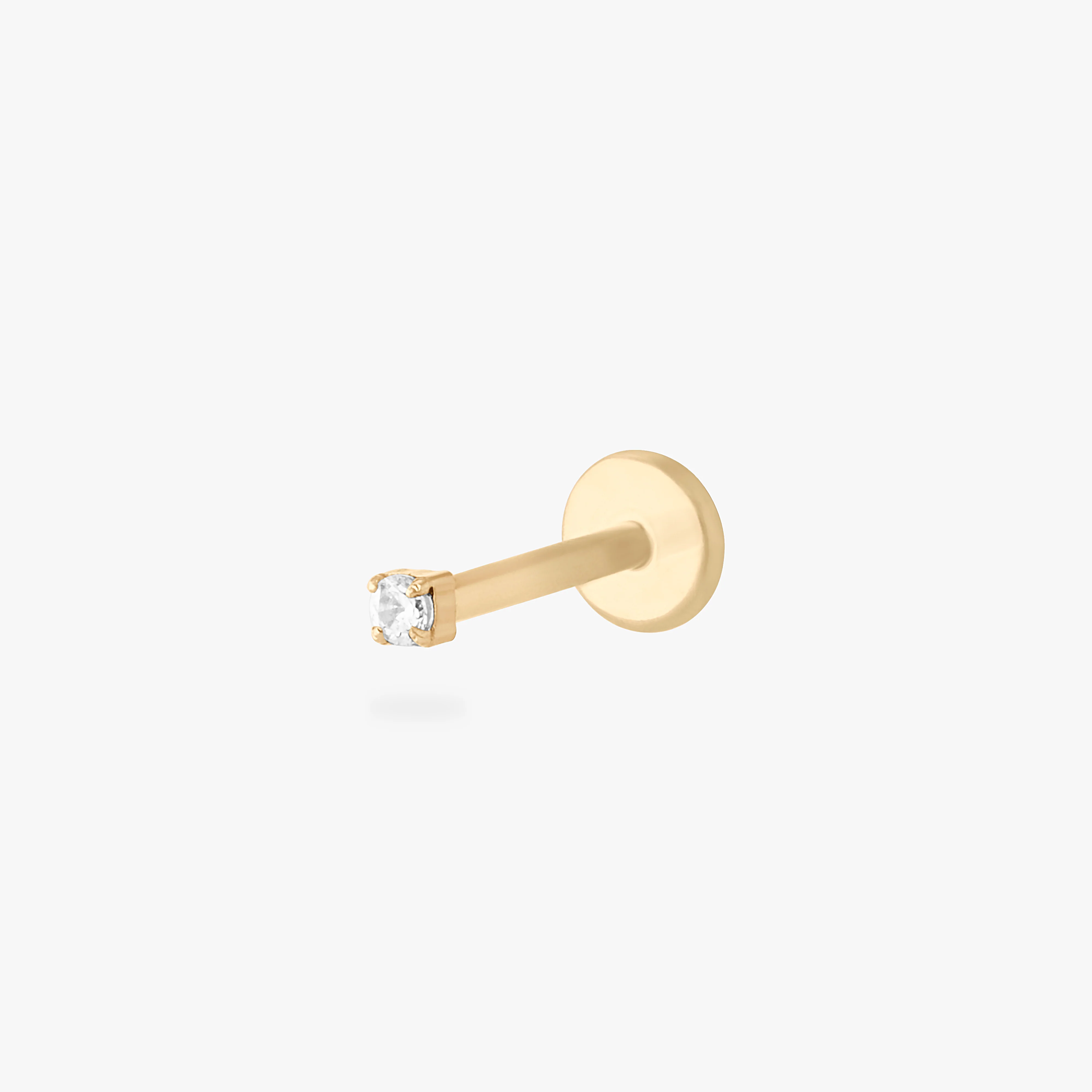 Image of Micro CZ Flatback Stud