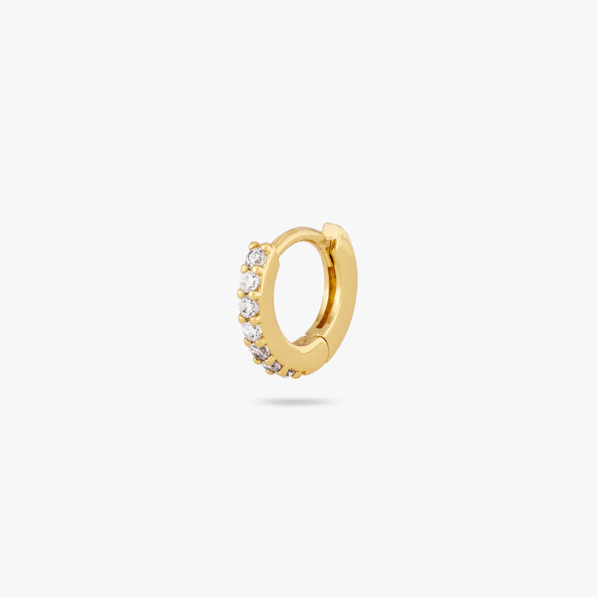 Image of Micro Pave Huggie
