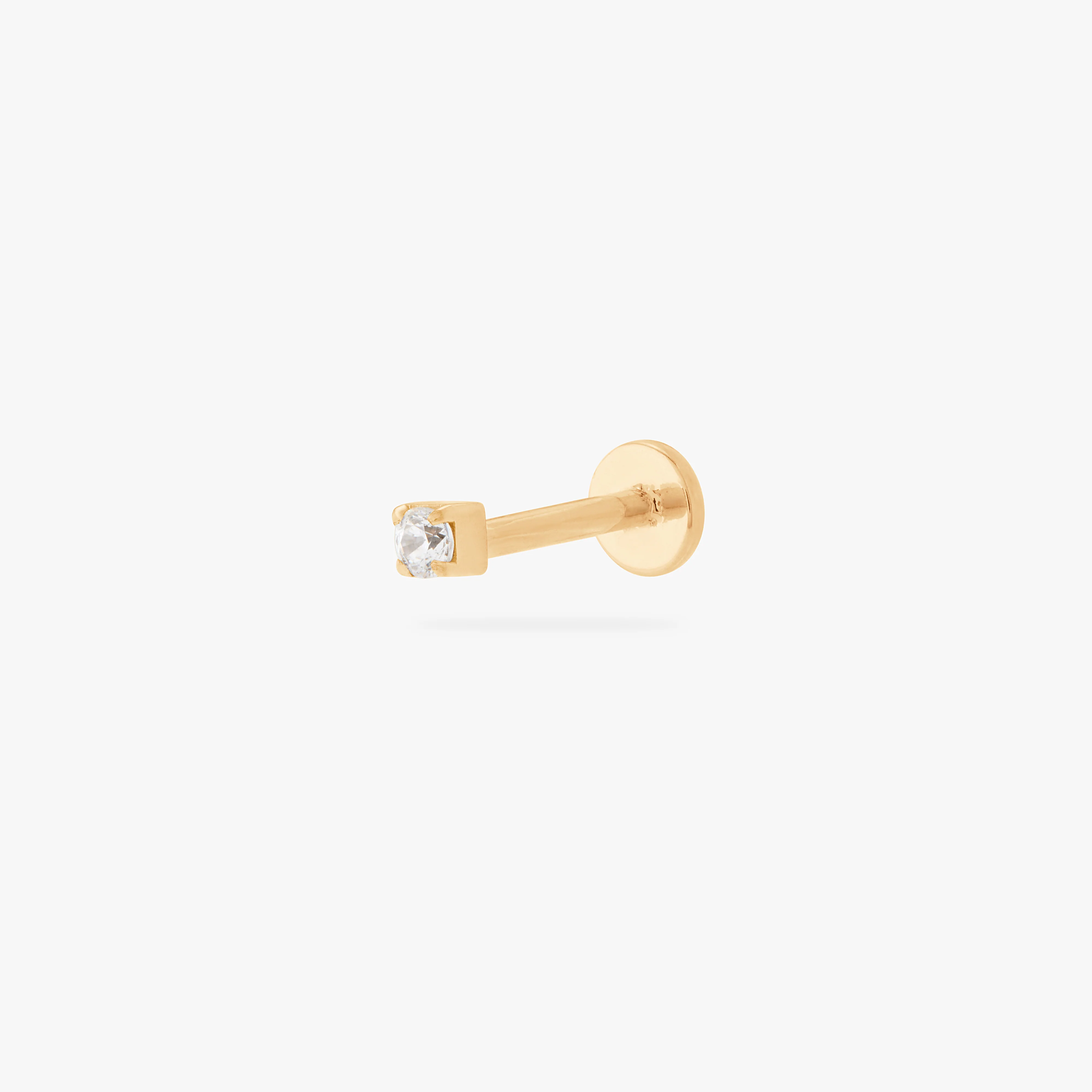 Image of Mini CZ Flatback Stud