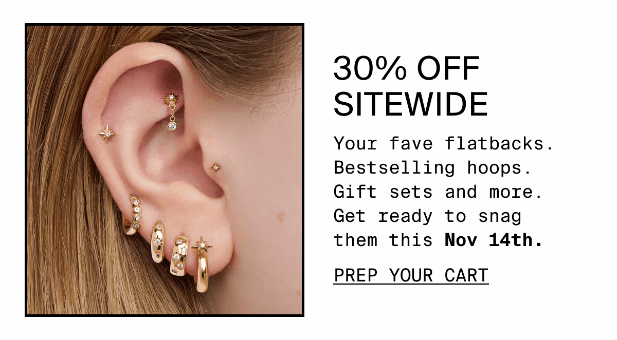30% OFF SITEWIDE - NOV 14TH