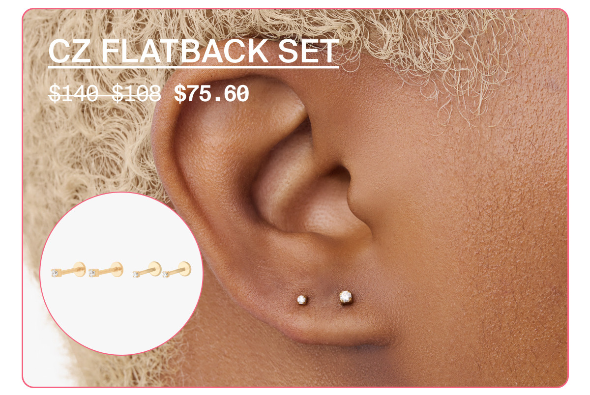 CZ FLATBACK SET