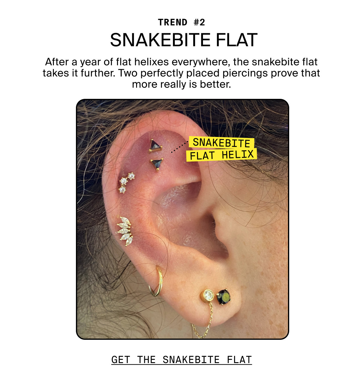 TREND #2: SNAKEBITE FLAT
