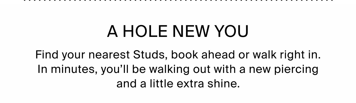 A HOLE NEW YOU