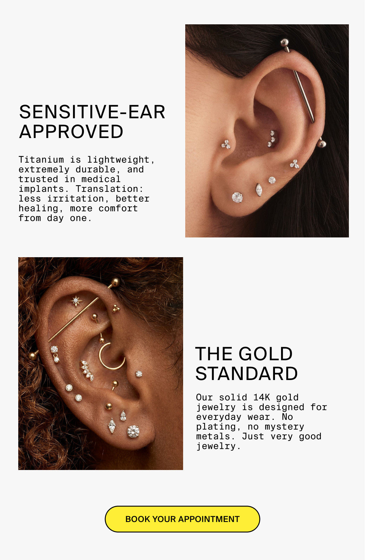 SENSITIVE-EAR APPROVED, THE GOLD STANDARD: BOOK YOUR APPOINTMENT