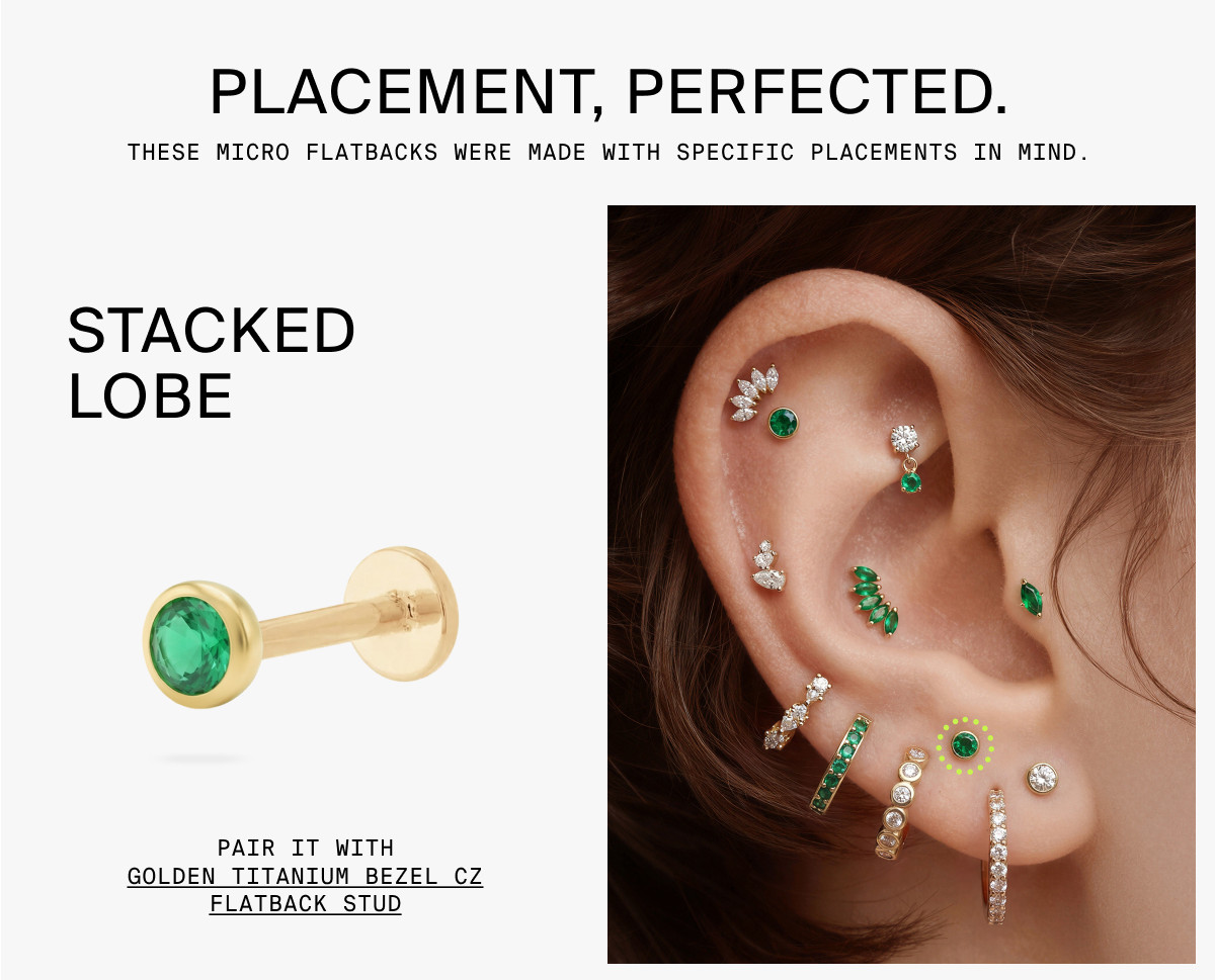 PLACEMENT, PERFECTED. STACKED LOBE