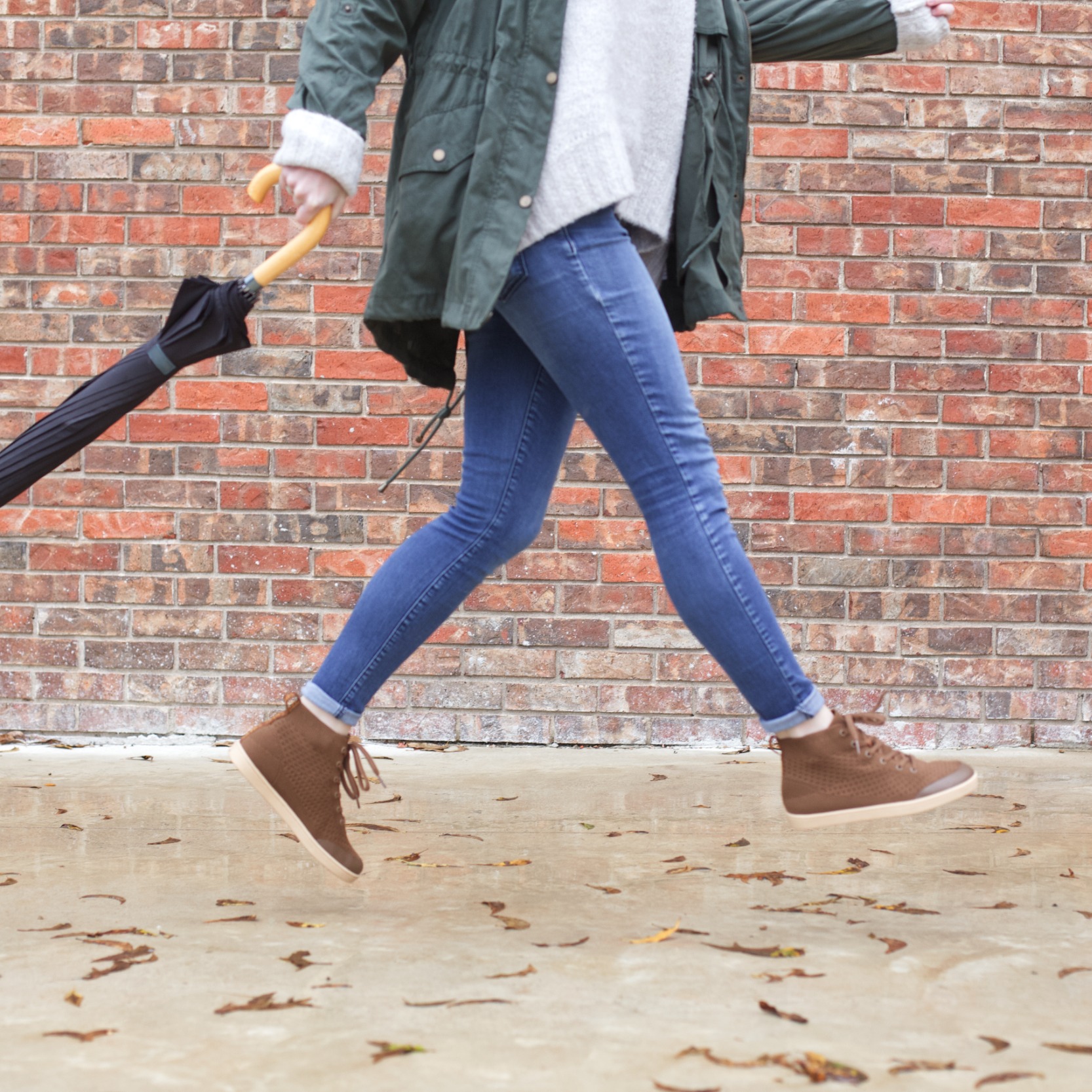 Versatile Style: High-top look that works from city to outdoors.