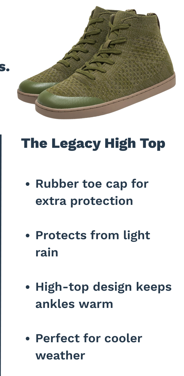 The Legacy High Top in Olive Green