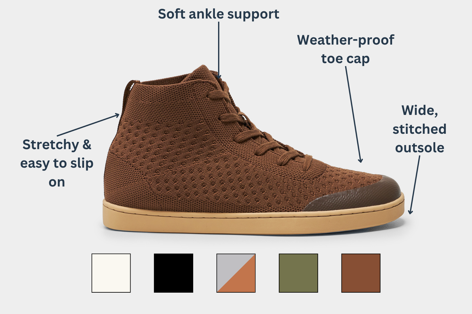 The Legacy High Tops in Timber