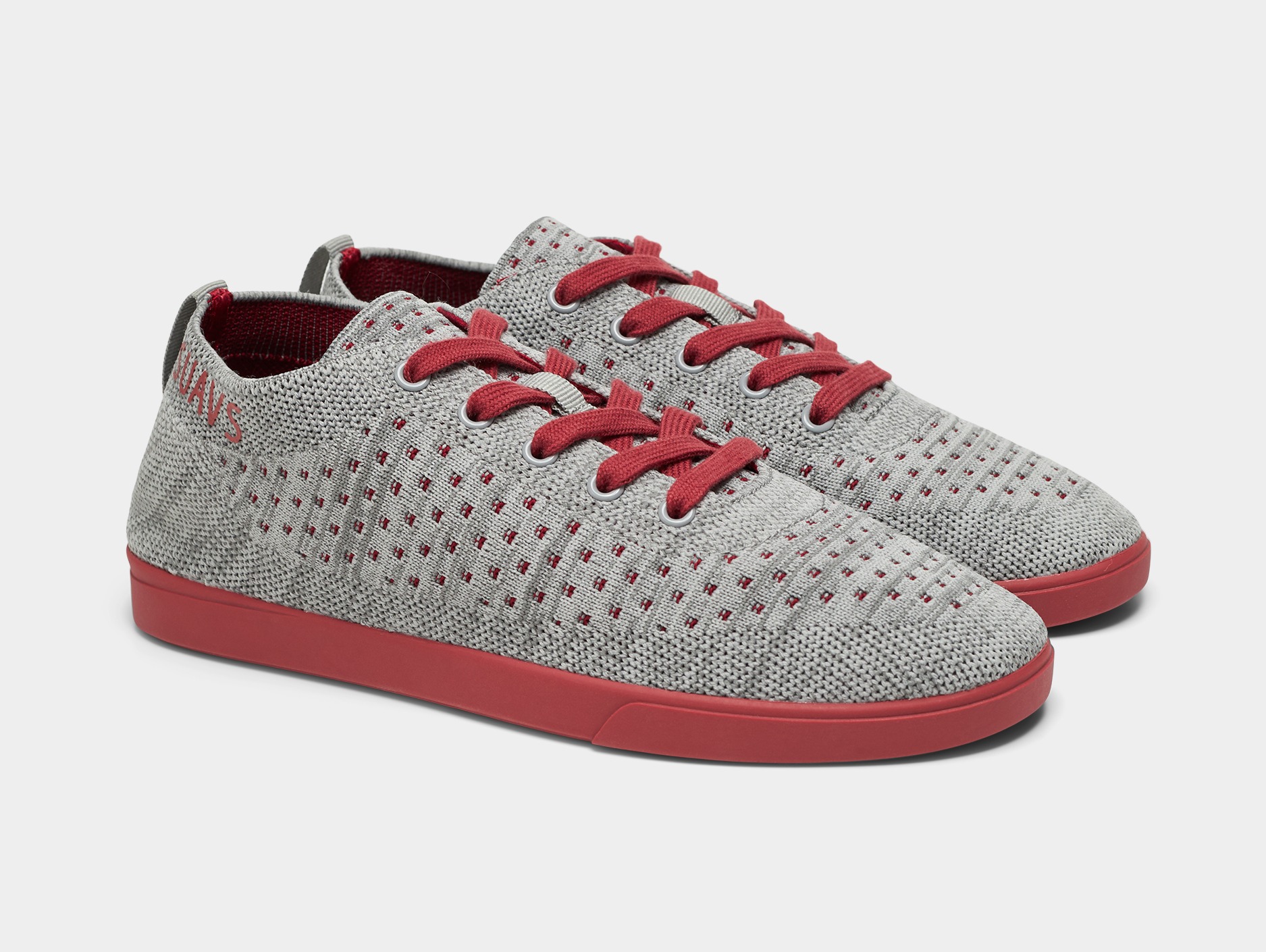 The Zilker Sneaker - Grey & Red