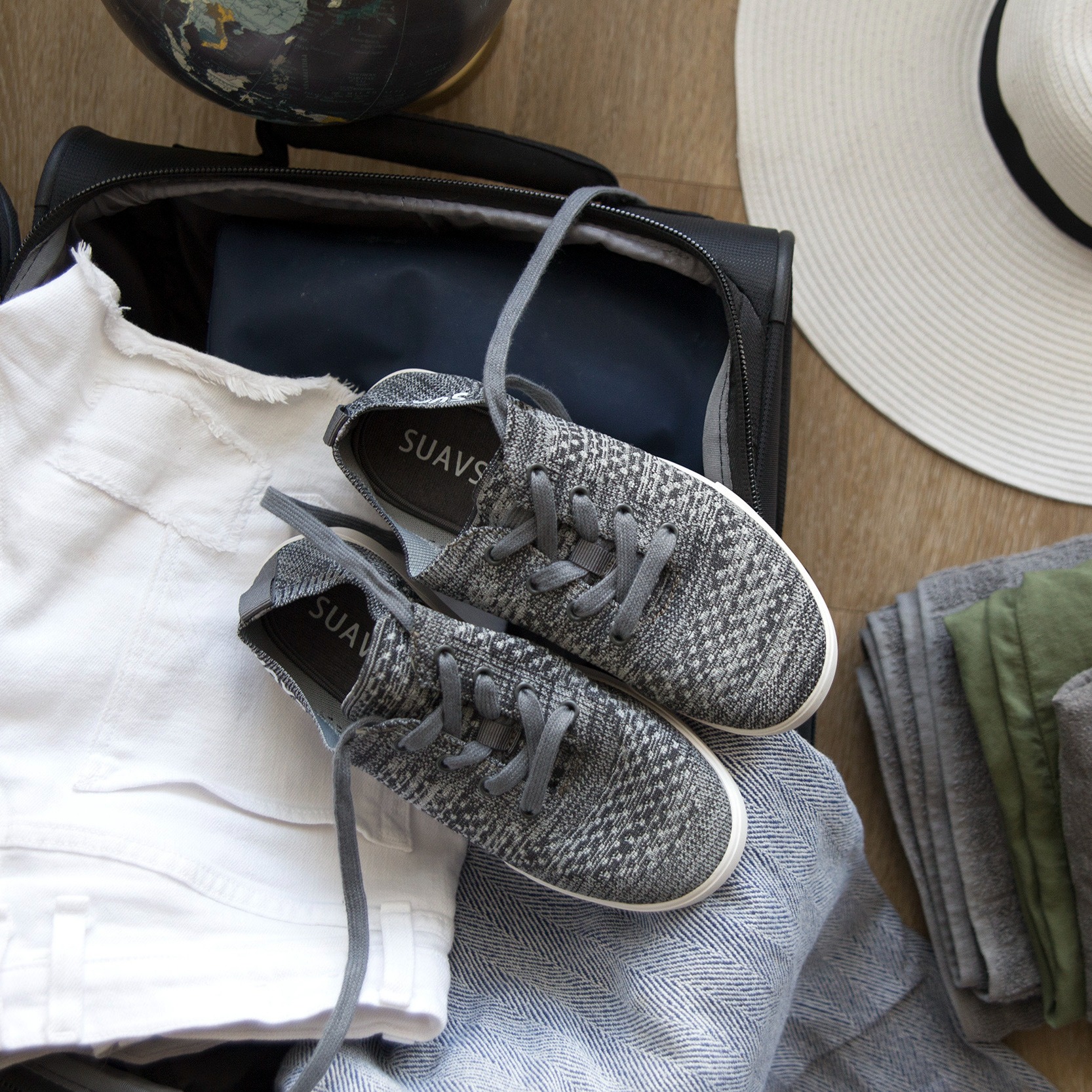 Packs flat to fit in your travel bag