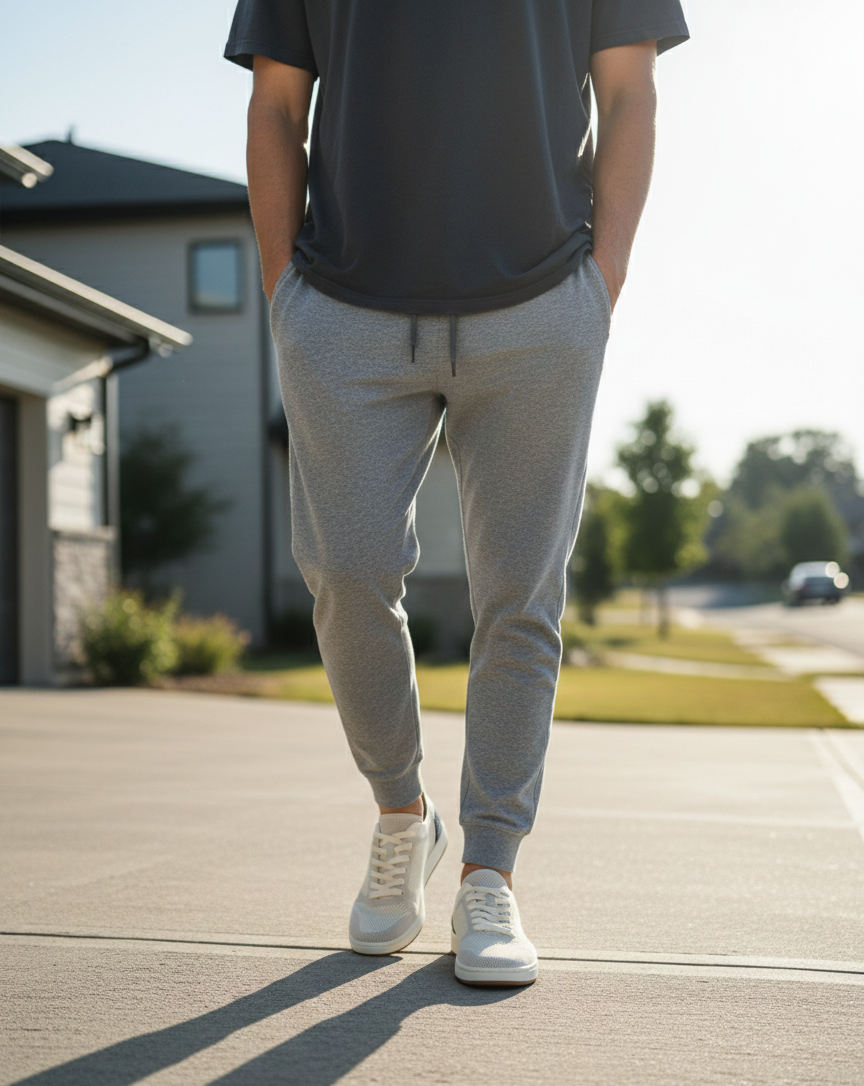 For Running Errands -&nbsp; Joggers and a slouchy hoodie for quick coffee runs and everything in between.