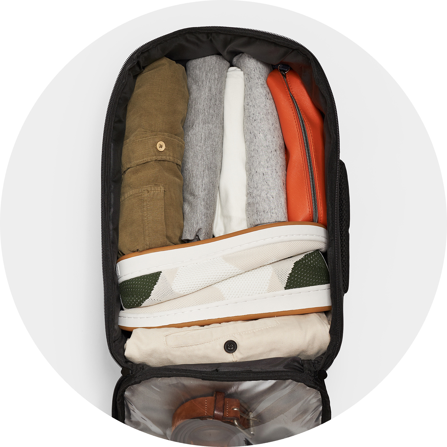 Light weight & packs flat.