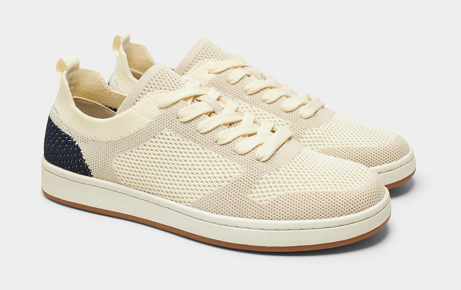 247 Sneaker in Cream Colorblock