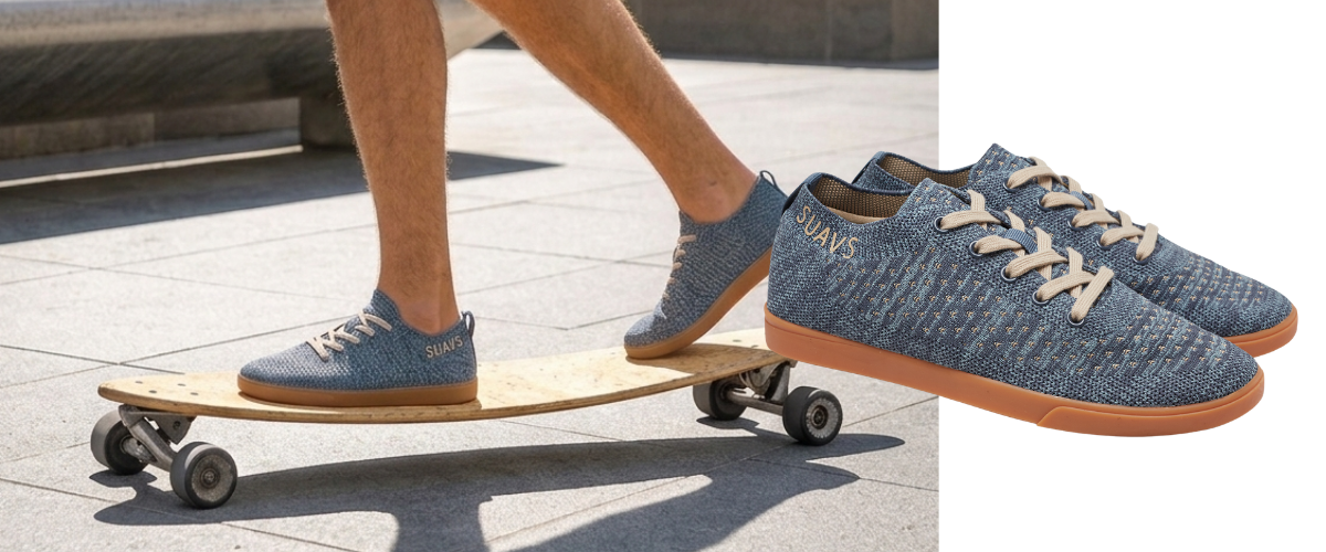 The Zilker Gum Sneaker Dark Denim