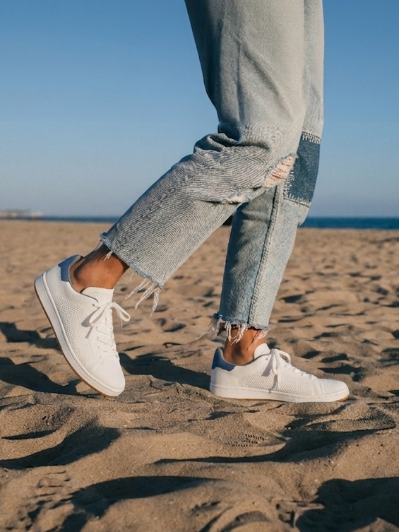 Women's Classic Sneaker in Denim