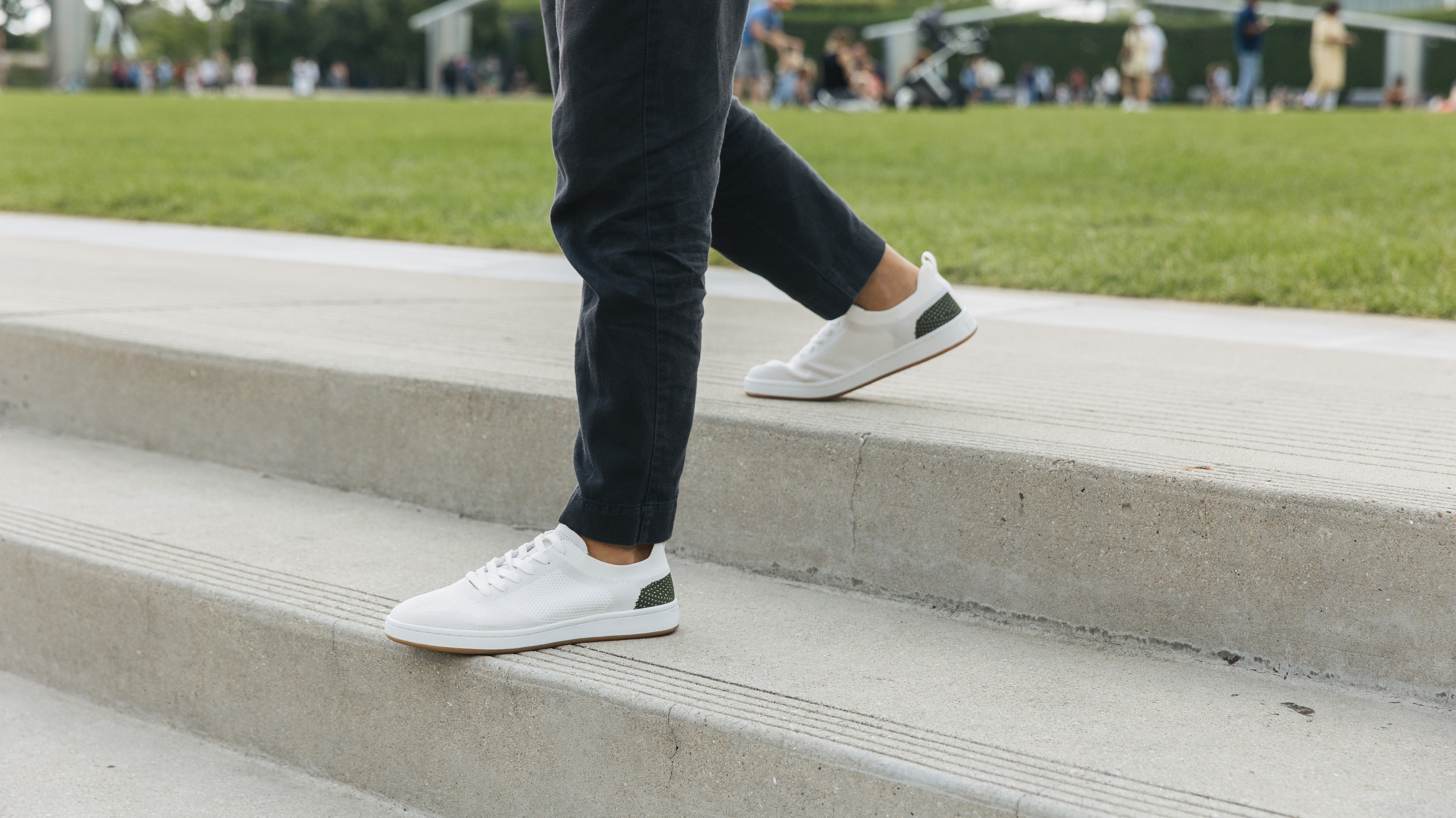 The 247 Sneaker in Off White Colorblock