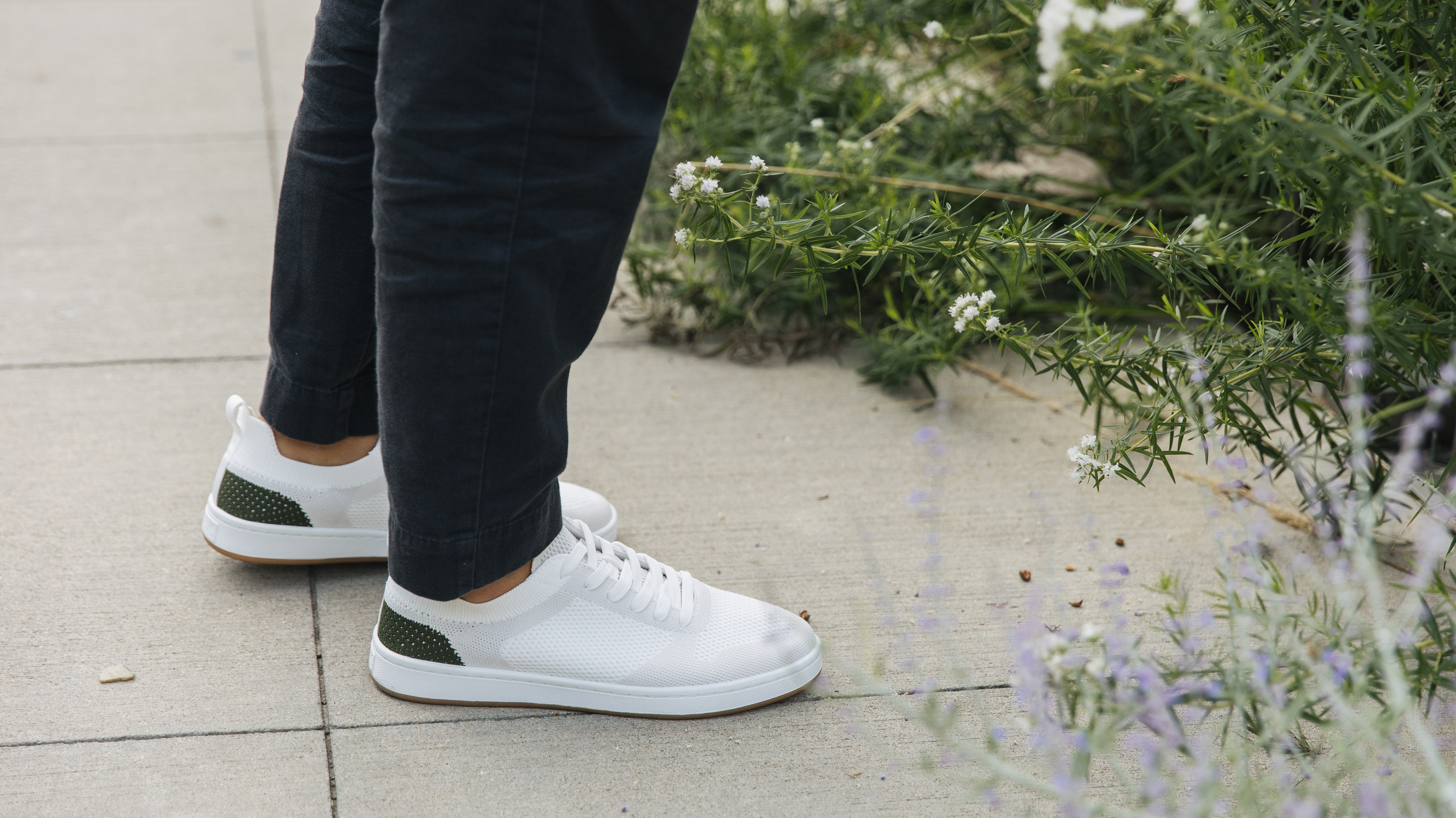 The 247 Sneaker in Off White Colorblock