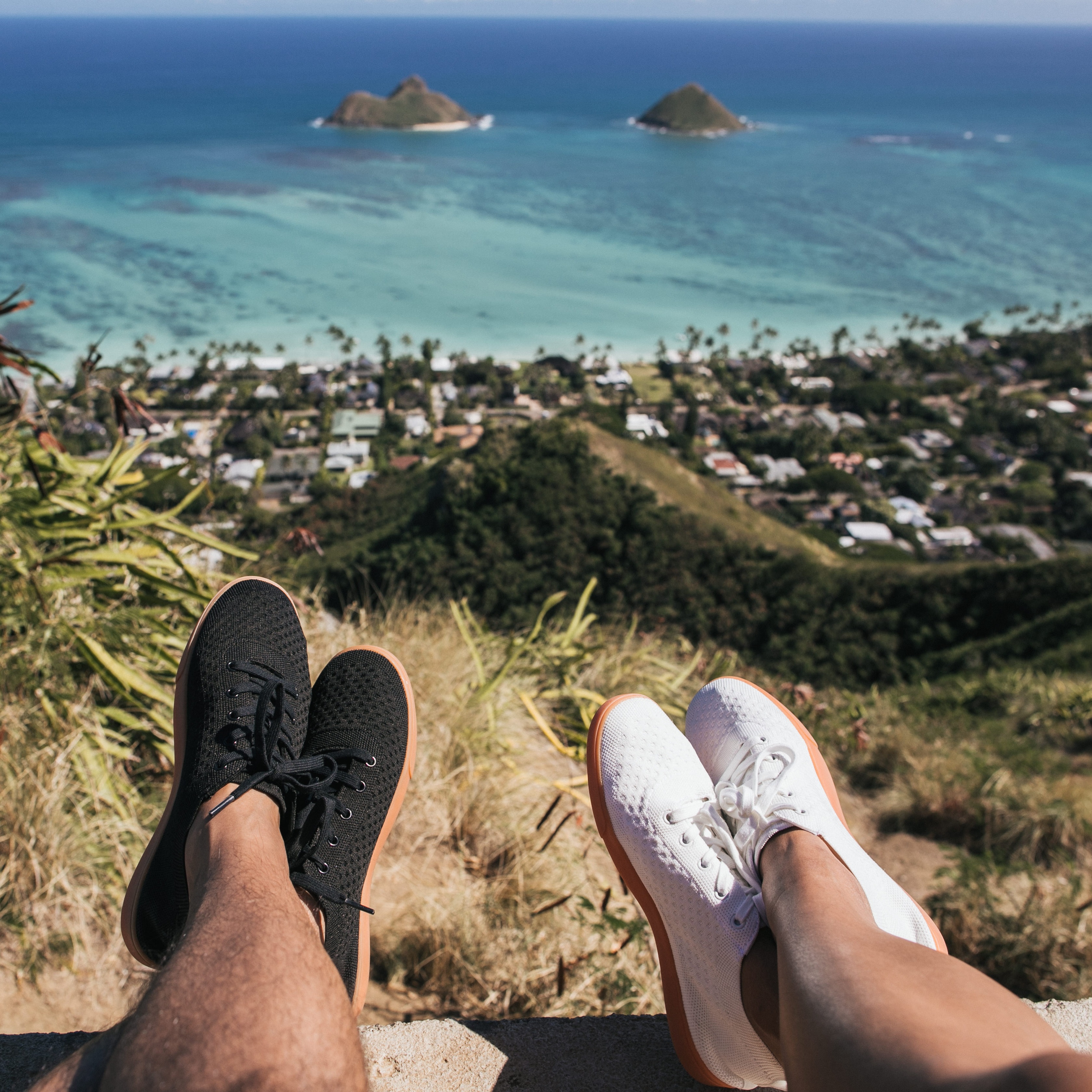 Sockless-ready for hot weather.