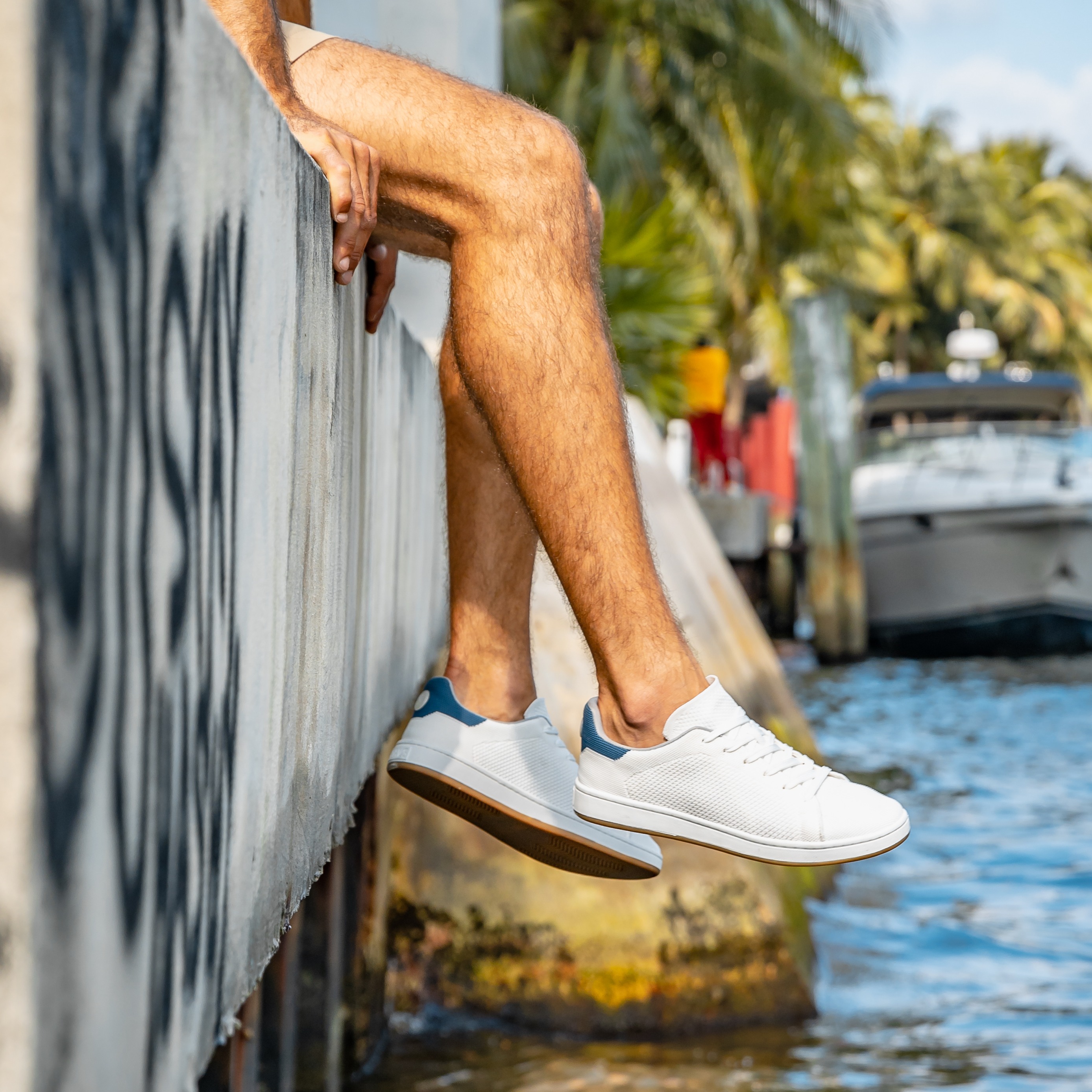 The Classic Sneaker in Denim