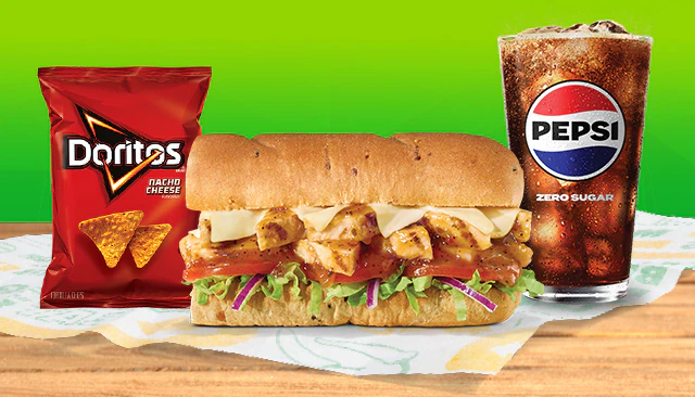 6-inch meal for just $6.49.*