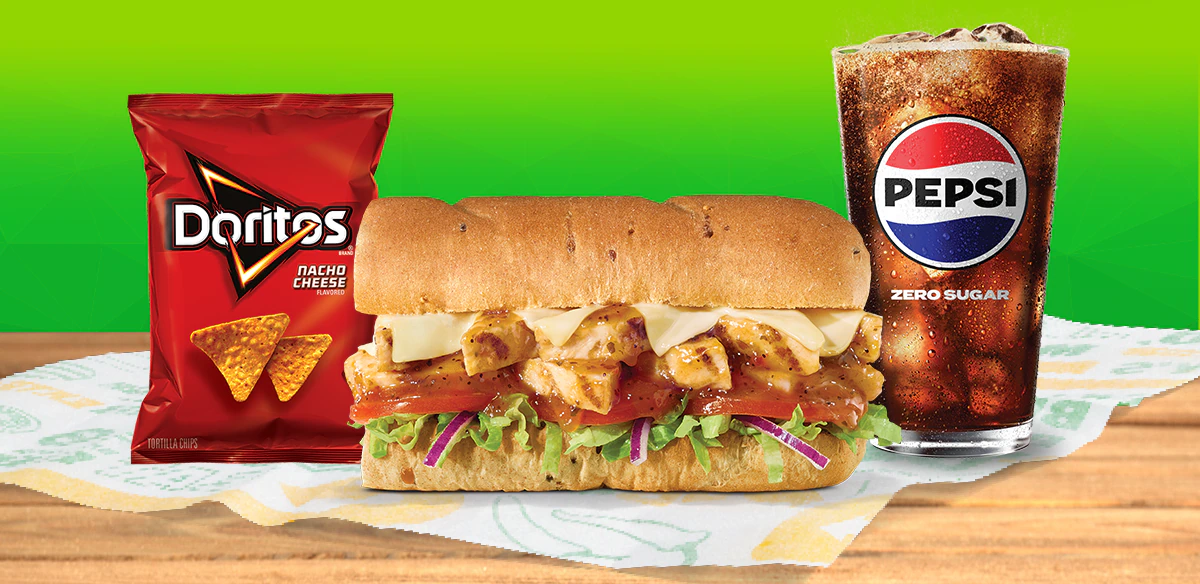 6-inch meal for just $6.49.*