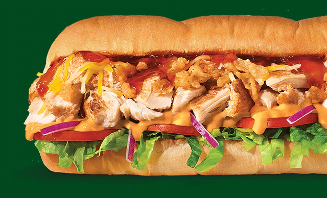 Midweek recharge: $8.99 for a freshly made Footlong.†