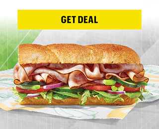 Can't miss deal: It's a hot one 30% Off 6-inch sub.†
