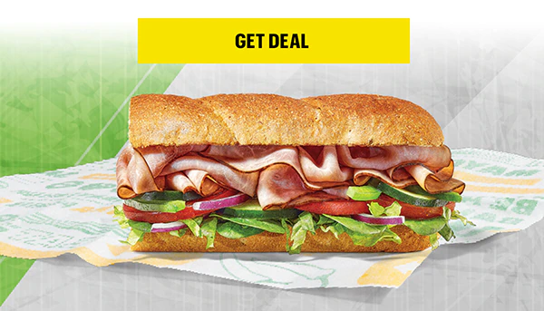 Can't miss deal: It's a hot one 30% Off 6-inch sub.†