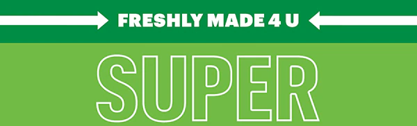 Freshly made for you: Super delicious, super easy to get.