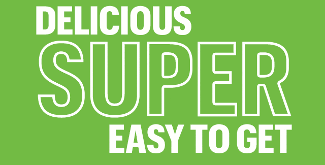 Freshly made for you: Super delicious, super easy to get.