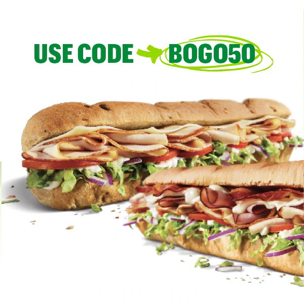 Loyalty exclusive: Buy one Footlong and get one 50% Off.**