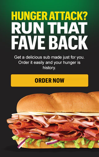 Hunger attack? Run that fave back.