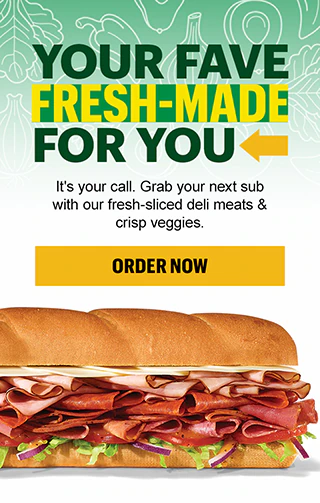 Your fave, fresh-made for you.