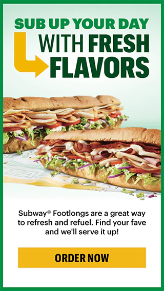 Sub up your day with fresh flavors