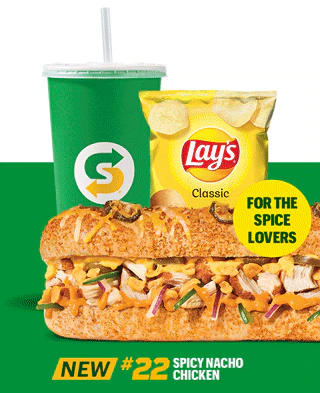 Picked just for you, a fantastic Footlong Meal.
