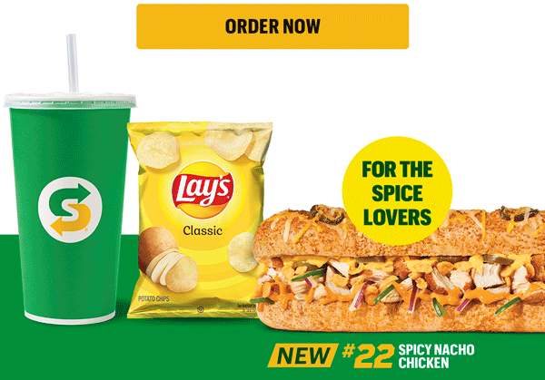Picked just for you, a fantastic Footlong Meal.