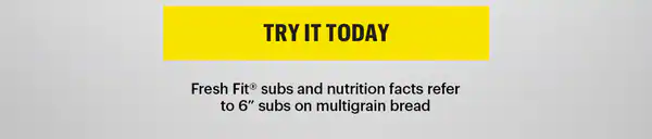 Advertisement for the new Fresh Fit® Seasoned Steak & Avocado 6-inch sub.