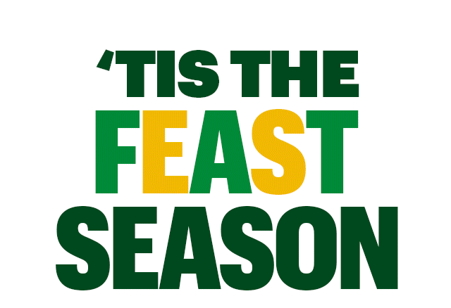 Promotional image for the new Festive subs. Text emphasizes the new subs, Festive Turkey, Turkhamken, and Chicken. The tone is friendly and inviting encouraging the guest to try the new Festive collection, with the theme geared toward the holidays.