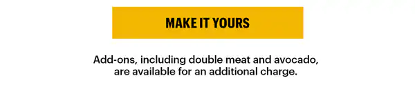 Promotional Subway ad featuring a large headline in green and yellow text: “Big Savings, It's a Sub Club thing: $6.99 Footlongs". Below the headline is an image of a fresh Subway sandwich on branded paper. A yellow button says “Claim your offer.”. Further down, a section titled “What tops it for you” highlights three different ways people like to top their subs. First, you're a pickle purist when you add pickles on top of your pickles for an extra tangy crunch. Next, you're a saucy mixer when you get multiple sauces for a flavor mash up. Last, you're a vege-meat-etarian when your double meat co-exists with avocado and spinach.This section is followed by another yellow “Make it yours” button.