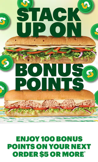 Promotional email featuring a Subway® Footlong deal. The top section says ‘Heads up, your exclusive Footlong deal is here’ next to a phone displaying a $6.99 Footlong offer and a button labeled ‘Start Order.’ Below, a photo of a Footlong sandwich appears above a message about using code 699FL to order. A yellow ‘Order Now’ button follows. The next section, titled ‘The Anatomy of the Perfect Sub,’ highlights customizing ingredients in the app with three horizontal ingredient images: picking your protein, then your favorite fresh sliced veggies, and if double meat is what you prefer. Each has short supporting text about selecting protein, choosing veggies, and adding extra meat. At the bottom, an image of chips and a drink appears with the message ‘Still hungry? Complete your meal with chips and a drink,’ above a yellow ‘Make It a Meal’ button.