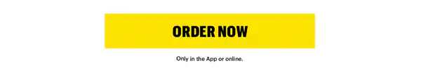 Promotional email for Subway® featuring 4 subs at the top, large green text reads ‘Secure your next sub for 30% Off. Online or App orders only’. Below is an ‘Order Now’ button. The next section spotlights how you can turn your sub into a meal by adding chips and a drink. Reading 'Want more? Make it a meal.'. At the bottom there's a yellow 'Make it a meal' button.