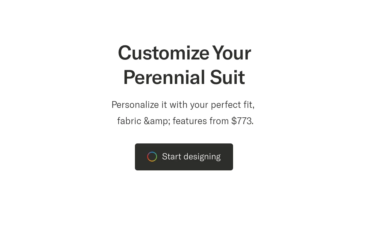 Custom made suits