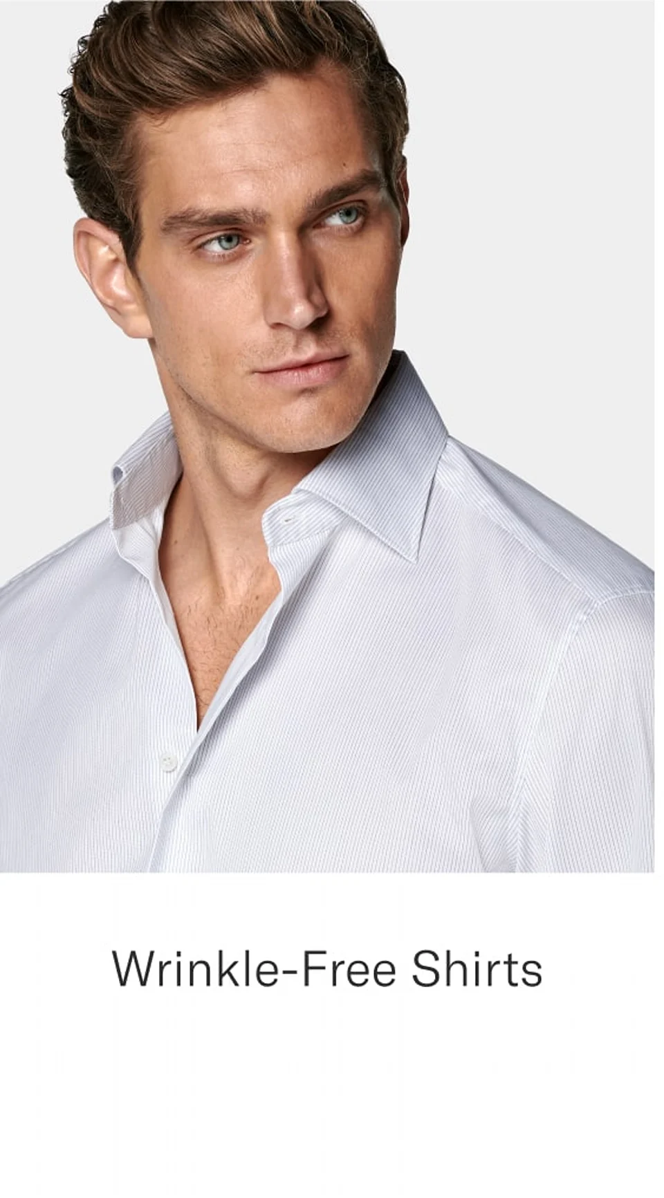 Wrinkle free shirts