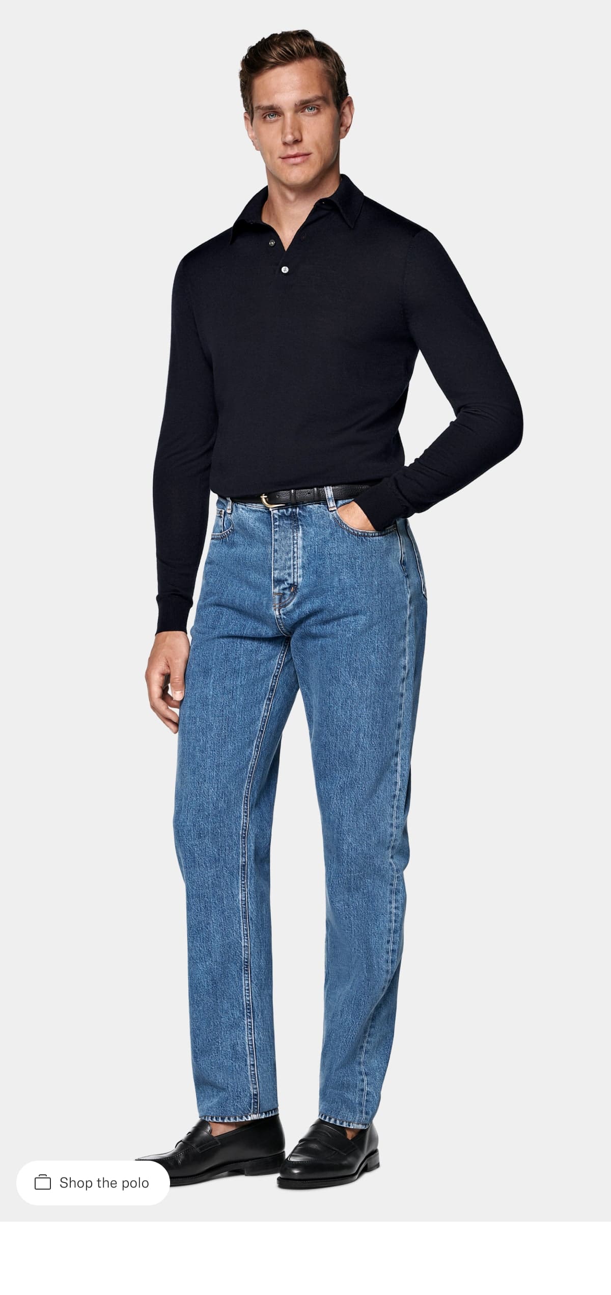 Navy polo