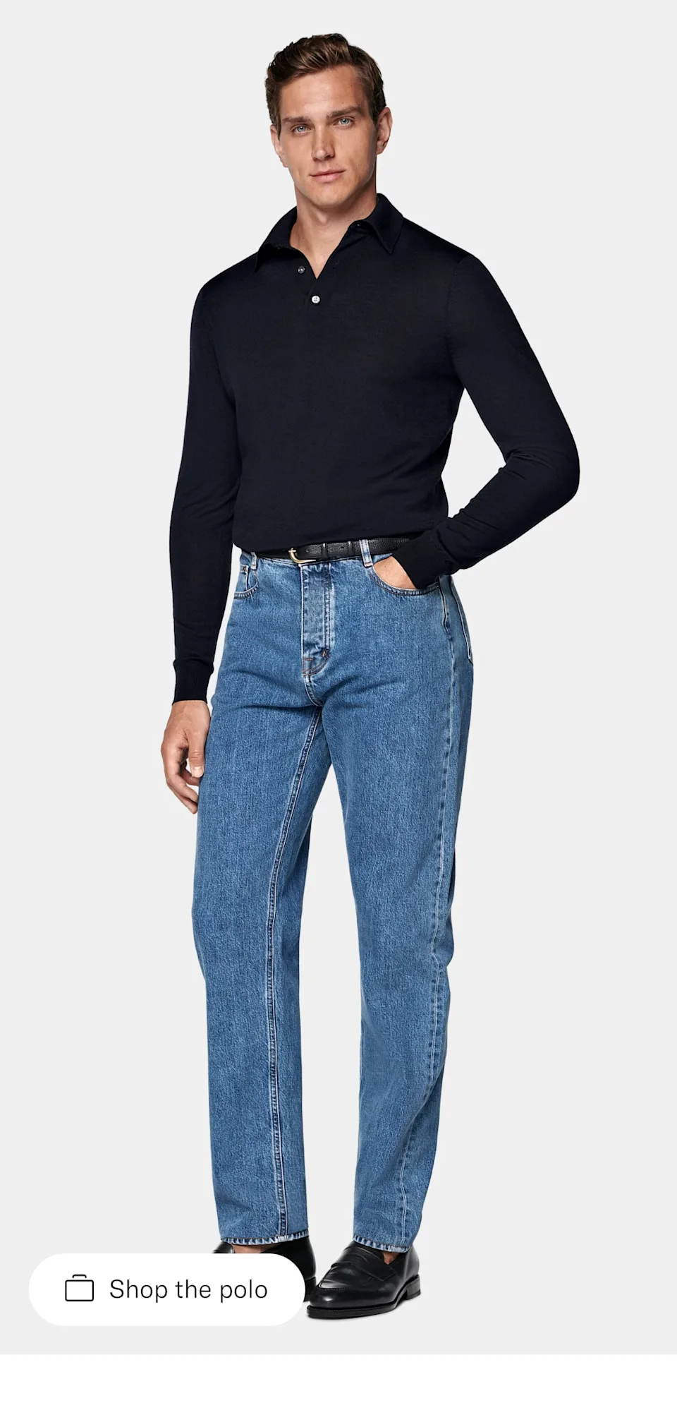 Navy polo