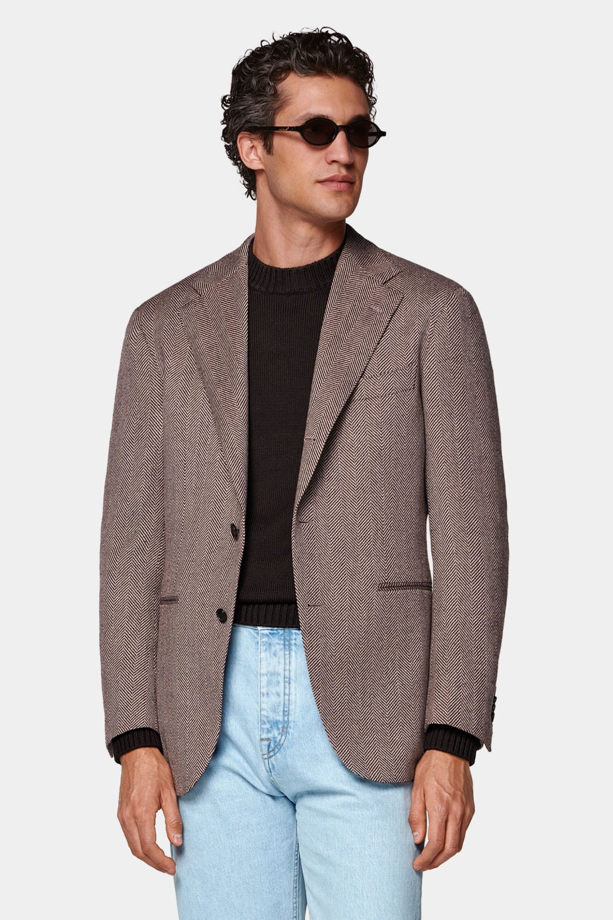 Herringbone blazer