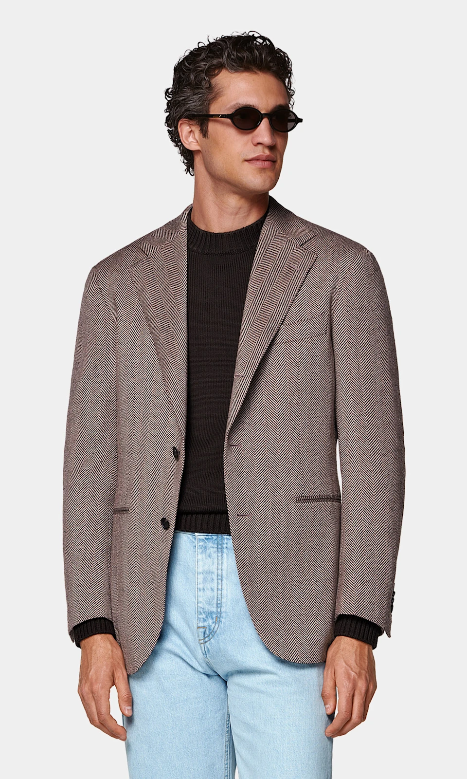 Herringbone blazer
