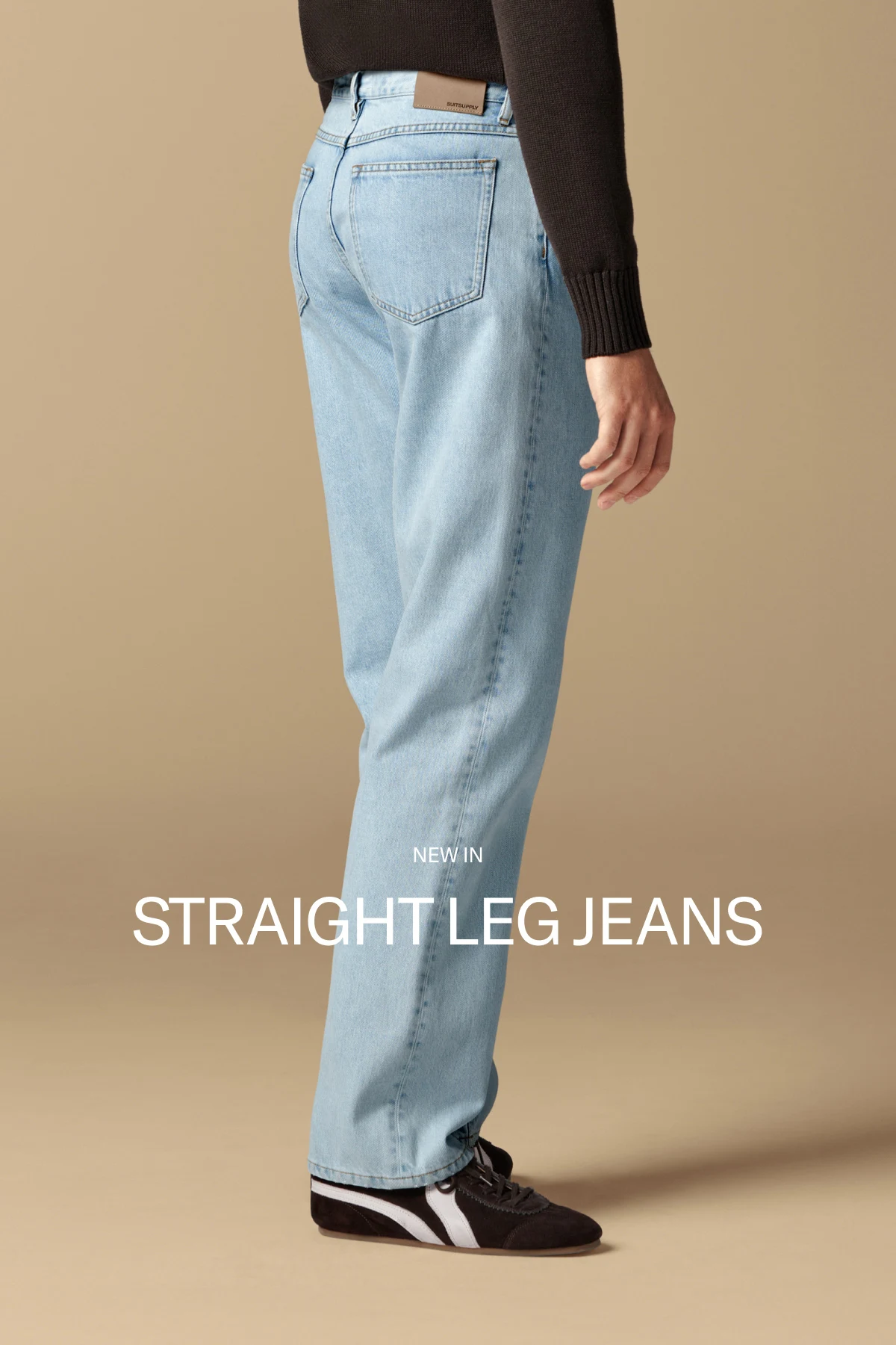 New straight leg jeans