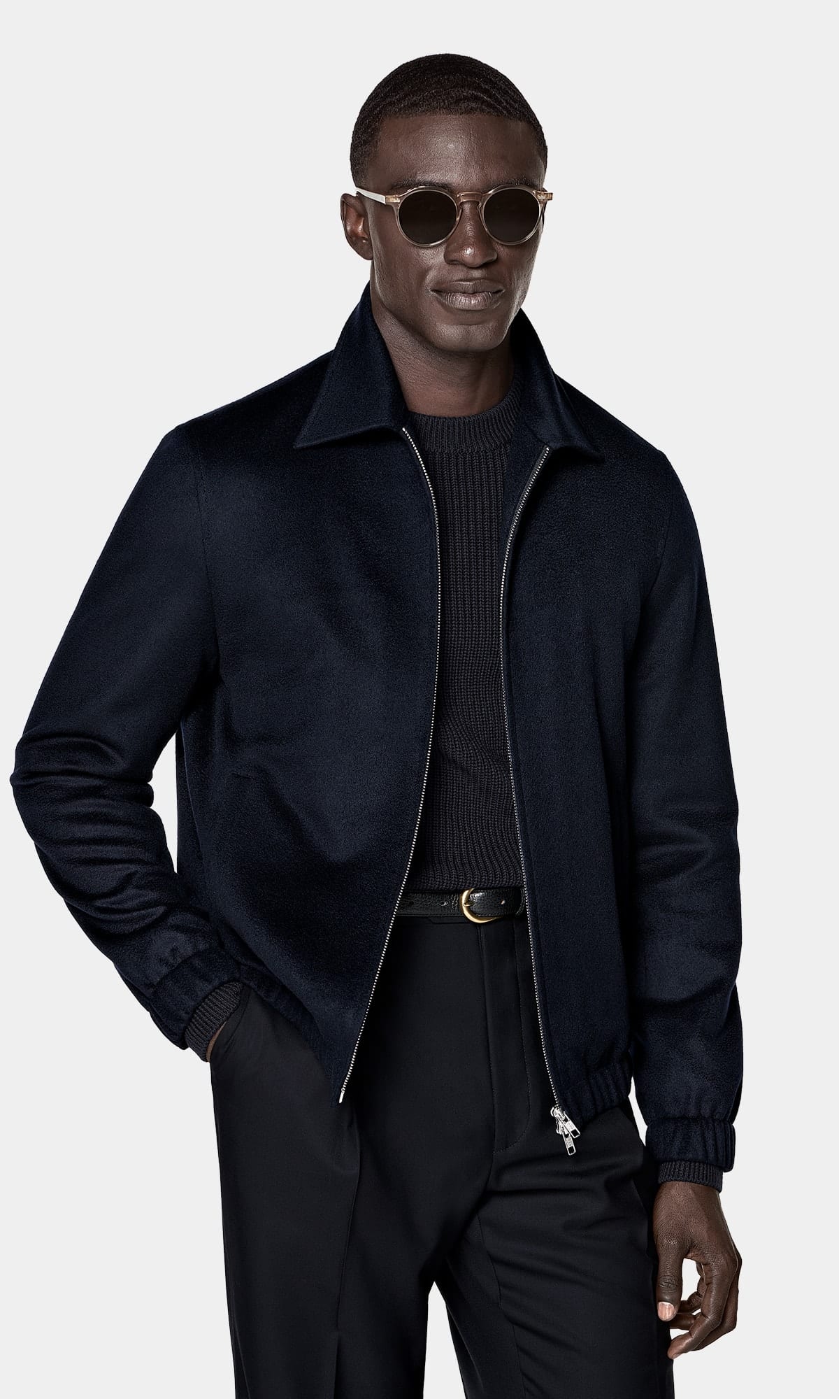 Cashmere bomber