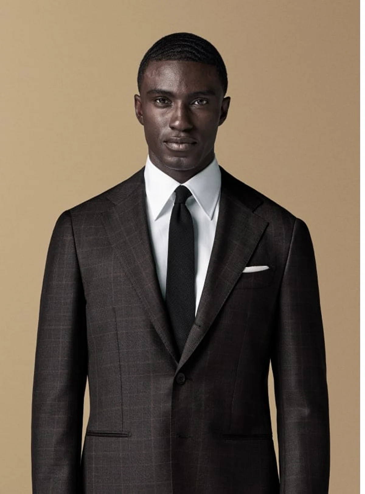 Brown suit